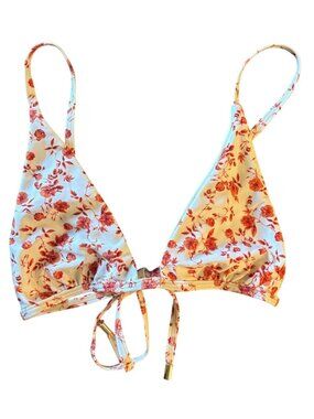 MONDAY Swimwear Barbados Bikini Top in Sunrise Floral